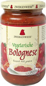Sos wegański bolognese bezglutenowy BIO 350g Zwergenwiese