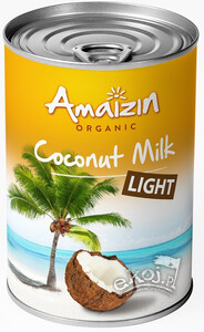 Coconut milk napój kokosowy LIGHT BIO 400ml Amaizin