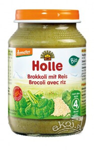 Brokuł z ryżem od 5 mca BIO 190g Holle