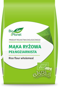 Mąka ryżowa pełnoziarnista BIO 500g Bio Planet