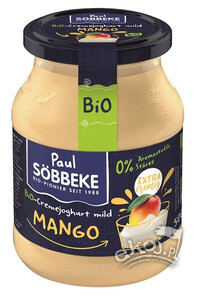Jogurt mango 7,5% BIO 500g Sobbeke