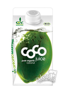 Woda kokosowa naturalna BIO 500ml Dr Martins