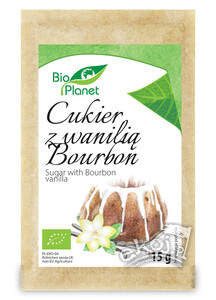 Cukier z wanilią Bourbon BIO 15g Bio Planet