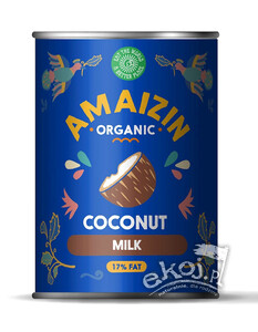 Coconut milk Amaizin - napój kokosowy duży 17% BIO 400ml