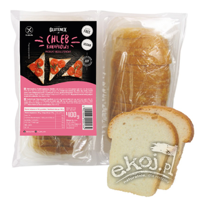 Chleb kanapkowy krojony bezglutenowy (2x200g) 400g Glutenex