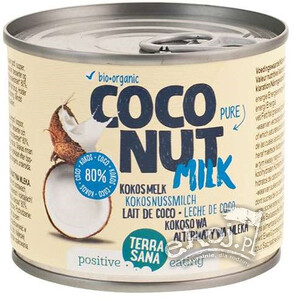 Coconut milk Terrasana - napój kokosowy puszka 22% BIO 200ml