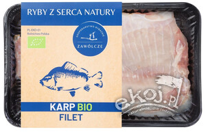 Karp świeży filet BIO Ryby z Serca Natury