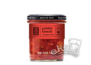 Polskie kimchi z papryką wędzoną EKO 290g United Soil