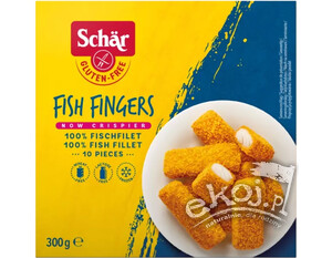 Fish Fingers paluszki rybne mrożone bezglutenowe 300g Schar