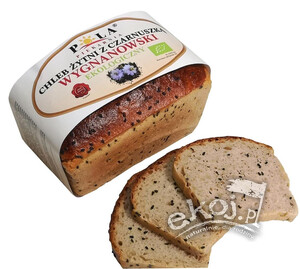 Chleb żytni wygnanowski z czarnuszką BIO 350g Piekarnia Pola