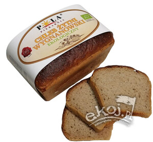 Chleb żytni wygnanowski KROJONY BIO 350g Piekarnia Pola