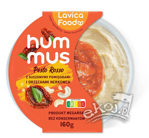 Hummus pesto rosso 160g Lavica Food