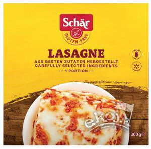 Lasagne z mięsem mrożona bezglutenowa 300g Schar