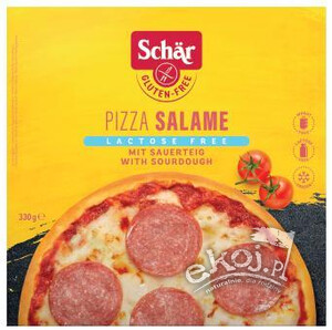Pizza Salame mrożona bezglutenowa bez laktozy 330g Schar